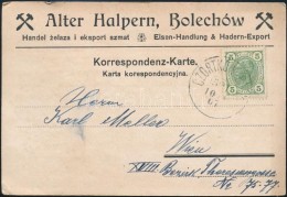 1907 LevelezÅ‘lap CZORTKOW-STRYJ Vasúti Bélyegzéssel Bécsbe - Other & Unclassified