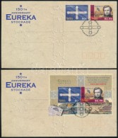 2004 Évforduló Sor Mi 2326-2327 + Blokk Mi 53 2 Db FDC-n - Otros & Sin Clasificación