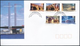 2004 Híd Sor Mi 2287-2291 FDC-n - Andere & Zonder Classificatie