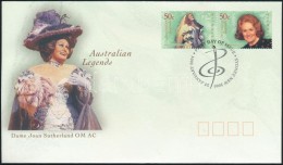 2004 Operaénekes Pár Mi 2279-2280 FDC-n - Altri & Non Classificati