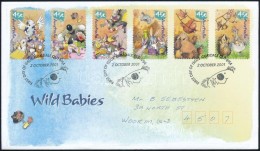 2001 Kevin A Koala öntapadós Sor Mi 2090-2095 FDC-n - Altri & Non Classificati