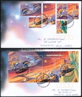 2000 Å°rkutatás Sor Mi 1989-1994 + Blokk Mi 36 2 Db FDC-n - Altri & Non Classificati