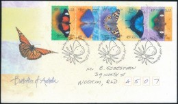 1998 Pillangó ötöscsík Mi  1759-1763 FDC-n - Autres & Non Classés