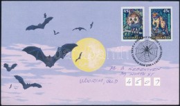 1997 Éjszakai állatok öntapadós Sor Mi 1670-1671 FDC-n - Altri & Non Classificati