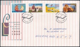 1996 MesehÅ‘sök öntapadós Sor Mi 1586-1589 FDC-n - Autres & Non Classés