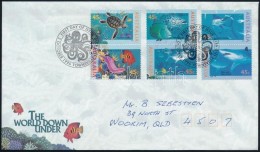 1995 Tengeri állatvilág Sor Mi 1505-1510 FDC-n - Andere & Zonder Classificatie