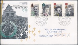 1995 KiemelkedÅ‘ Emberek öntapadós Sor Mi 1473-1476 FDC-n - Otros & Sin Clasificación