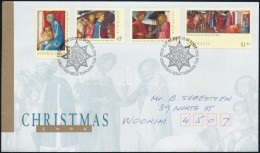 1994 Karácsony Sor Mi 1435-1438 FDC-n - Altri & Non Classificati