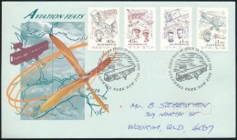 1994 A Repülés úttörÅ‘i Sor Mi 1424-1427 FDC-n - Otros & Sin Clasificación