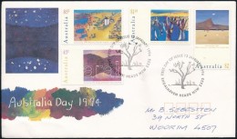 1994 Festmény Sor Mi 1381-1384 FDC-n - Andere & Zonder Classificatie