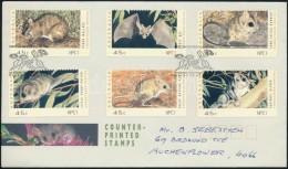 1993 Automatabélyeg Sor Mi 27-32 FDC-n - Andere & Zonder Classificatie