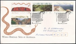 1993 Természetvédelmi Területek Sor Mi 1335-1338 FDC-n - Altri & Non Classificati