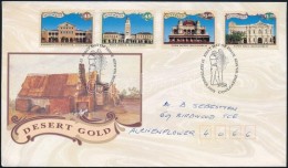 1992 Épület Sor Mi 1320-1323 FDC-n - Altri & Non Classificati