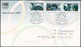 1992 Olimpia Sor Mi 1311-1313 FDC-n - Andere & Zonder Classificatie