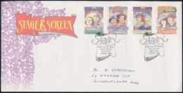 1989 Mozi és Színház SzereplÅ‘k Sor Mi 1157-1160 FDC-n - Otros & Sin Clasificación