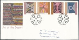 1988 Modern MÅ±vészet Sor Mi 1119-1122 FDC-n - Andere & Zonder Classificatie