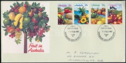 1987 Gyümölcs Sor Mi 1019-1022 FDC-n - Altri & Non Classificati