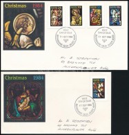 1984 Karácsony Sor Mi 895-899 FDC-n - Andere & Zonder Classificatie