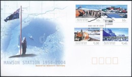 2004 Kutatóállomás Sor Mi 157-160 FDC-n - Otros & Sin Clasificación