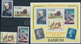 ** 1979 Rowland Hill Sor Mi 439-442 + Blokk Mi 41 - Andere & Zonder Classificatie