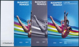 ** 2017 Budapest Rendezi A 2017-es úszó-világbajnokságot 4 Db-os Emlékív... - Altri & Non Classificati