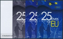 ** 2017 25 éves Az EU 4 Db-os Emlékív Garnitúra Azonos Sorszámmal (003) - Andere & Zonder Classificatie