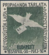 ** 1937/3b BélyeggyÅ±jtÅ‘k Lapja Propaganda Tárlata Emlékblokk (6.500) - Altri & Non Classificati