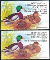 ** 1989 2 Db Récék Bélyegfüzet Felülnyomással Angol és Német... - Andere & Zonder Classificatie