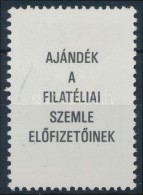 ** 1988 Karácsony Ajándék Változat (8.000) / Present Of The Philatelic Periodical... - Other & Unclassified