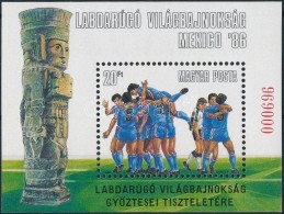 ** 1986 Labdarúgó VB Ajándék Blokk (18.000) / Mi Block 183 Present Of The Post - Altri & Non Classificati