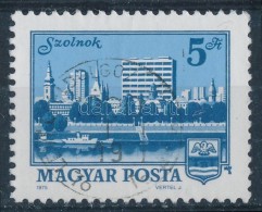 O 1975 Tájak-városok (IV.) Szolnok 'repülÅ‘ Madár' Tévnyomattal - Altri & Non Classificati