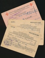 1947 9 Db Magyar és Szovjet Hadifogoly és Vöröskeresztes LevelezÅ‘lap Szovjet Hadifogoly... - Otros & Sin Clasificación