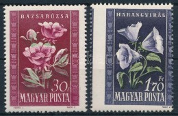 ** * 1950 Virág 30f és 1,70f Színelcsúszással Ill. Elfogazással - Altri & Non Classificati