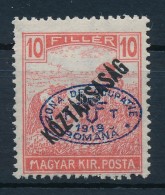 * Debrecen I. 1919 Arató/Köztársaság 10f Bodor Vizsgálójellel (9.000) - Altri & Non Classificati