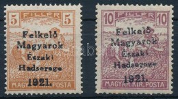 ** Nyugat-Magyarország 1921 Arató 5f és 10f Garancia Nélkül (**21.000) - Otros & Sin Clasificación