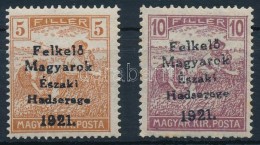 ** Nyugat-Magyarország 1921 Arató 5f és 10f Garancia Nélkül (**21.000) - Altri & Non Classificati