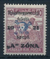 * Nyugat-Magyarország II. 1921 Arató 10f Garancia Nélkül (**20.000) - Altri & Non Classificati