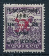 * Nyugat-Magyarország II. 1921 Arató 15f Garancia Nélkül (**80.000) - Otros & Sin Clasificación