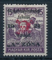 * Nyugat-Magyarország II. 1921 Arató 15f Garancia Nélkül (**80.000) - Altri & Non Classificati