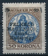 * Nyugat-Magyarország V. 1921 Koronás Madonna 50K Garancia Nélkül (**80.000) - Otros & Sin Clasificación