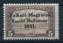 * Nyugat-Magyarország V. 1921 Parlament 5K Garancia Nélkül (**40.000) - Otros & Sin Clasificación