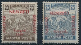 ** Szeged 1919 Magyar Posta 20f, 25f Garancia Nélkül (**22.500) - Altri & Non Classificati