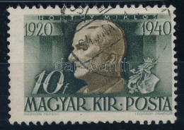 O 1940 Kormányzói 20 éves évforduló 10f Színnyomat... - Altri & Non Classificati