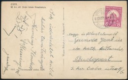 1930 Képeslap PengÅ‘-fillér 8f Bérmentesítéssel  'EGER-FÜZESABONY... - Other & Unclassified