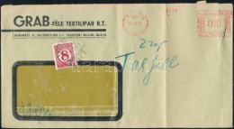 1934 Budapest Helyi 22 Grammos Levél Gépi 10f Bérmentesítéssel és 8f... - Otros & Sin Clasificación