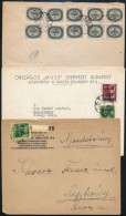 1945-1946 3 Db Inflációs Levél (2 Db 5. és 1 Db 17. Díjszabásból) - Other & Unclassified