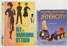 Vegyes Könyvtétel, 2 Db: 
Irene Kajzrova: Így Varrjunk Otthon. Négy évszak A... - Zonder Classificatie