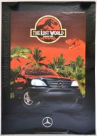1997 Az Elveszett Világ: Jurassic Park Mercedes Benz Reklámplakát, Szélén... - Altri & Non Classificati