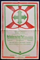 1939 Nyilaskeresztes Párt Toborzó Plakátja Jó állapotban 30x50 Cm - Altri & Non Classificati