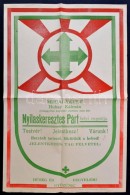 1939 Nyilaskeresztes Párt Toborzó Plakátja Jó állapotban 30x50 Cm - Andere & Zonder Classificatie